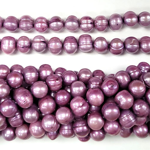 FRESHWATER PEARL POTATO 9-9.5MM ORCHID